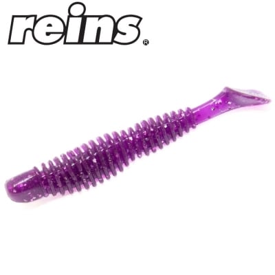 Reins Bubbling Shad 3.0 - 428 Purple Dynamite 8pcs