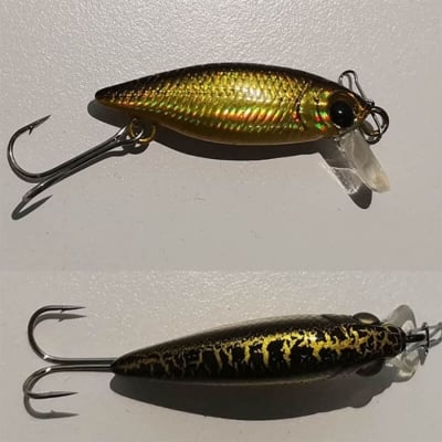 Lucky Craft Bevy Minnow 33 Snacky - AM Black Gold