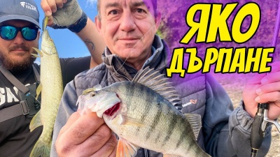 Бум на щуките.Хванах костур с парче мрежа.Заведох баща ми на спининг риболов