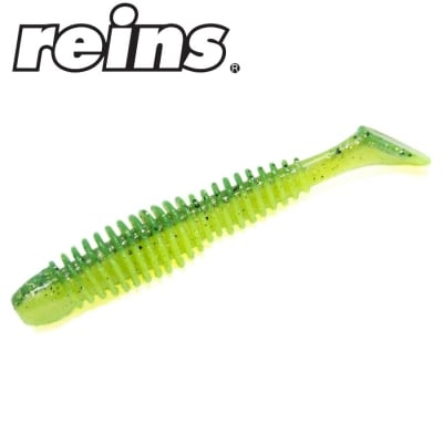 Reins Bubbling Shad 3.0 - CT01 Chartreuse Baitfish 6pcs