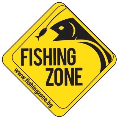 Стикер Fishing Zone  5x5cm