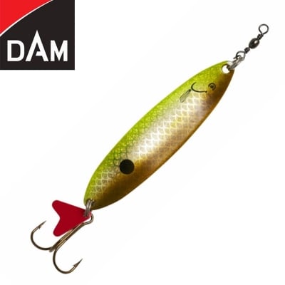 Dam Effzett Slim Standard Spoon 9.5cm 32g Sinking Olive/Silver UV