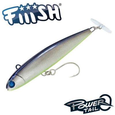 Fiiish Power Tail 80 mm: 35.00 g - Dark Blue / Barracuda Tour