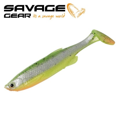 SG LB 3D Fat Minnow T-Tail 7.5cm 5g Fluo Green Si