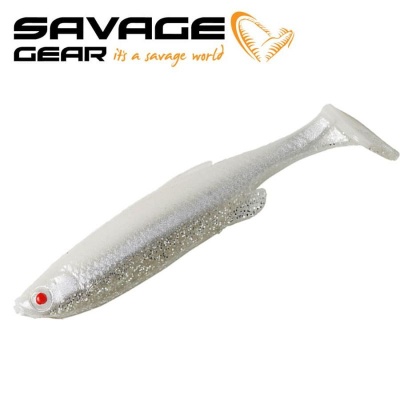 SG LB 3D Fat Minnow T-Tail 9cm 7g White Silver