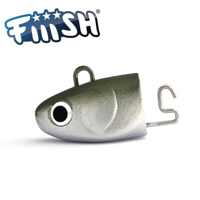 Fiiish Black Minnow No1 Jig Head 12g Extra Deep - Kaki