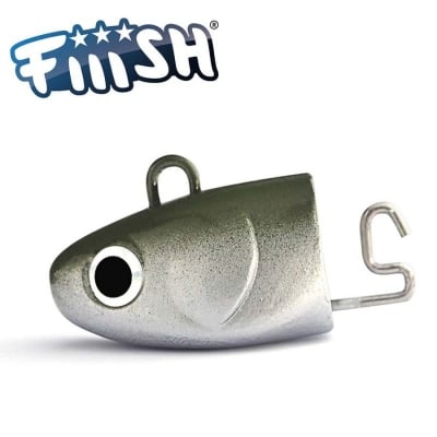 Fiiish Black Minnow No3 Jig Head 50g Extra Deep - Kaki