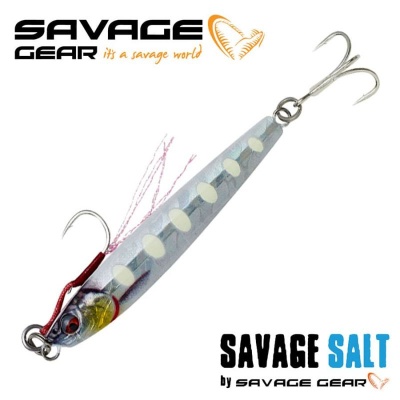 SG 3D Jig Minnow 10g 5.9cm Bone White Glow PHP