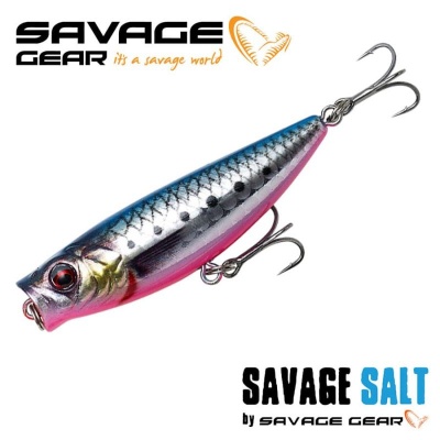 SG 3D Minnow Pop Walker 8cm 15.5g F Pink Belly Sardine PHP