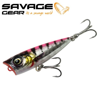 SG 3D Minnow Popper 4.3cm 4g F Pink Barracuda PHP