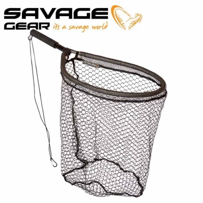 SG Pro Finezze Rubber Mesh Net L (46x56x65cm)Floating