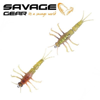 SG 3D TPE Mayfly Nymph 5cm 2.5g 1pcs 02-Olive