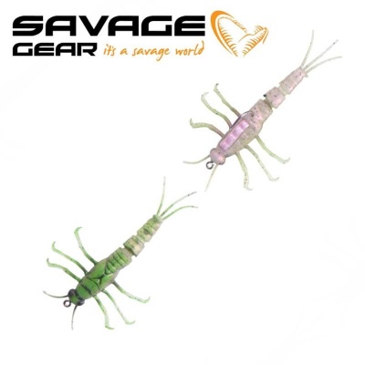 SG 3D TPE Mayfly Nymph 5cm 2.5g 1pcs 03-Green