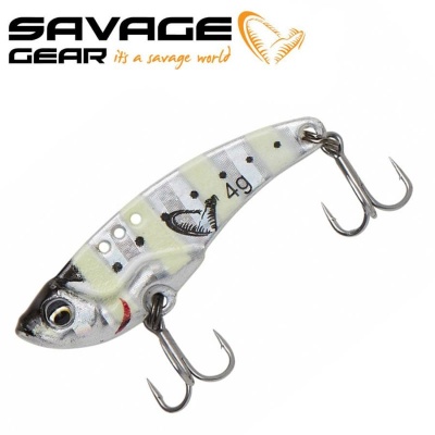 SG Vib Blade SW 4.5cm 8.5g Fast Sinking Zebra Glow