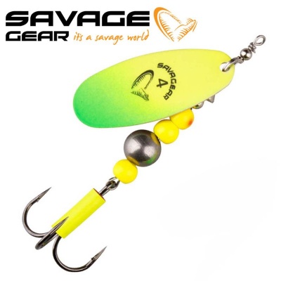 SG Caviar Spinner #4 18g 07-Yellow / Chartreuse
