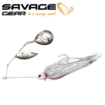 SG Da Bush 21g Sinking White Silver Holo Flame