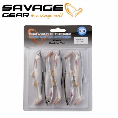 Savage Gear LB 3D Bleak Paddle Tail 5pcs 8cm