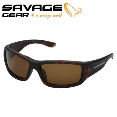 SG Savage2 Polarized Sunglasses Brown Floating