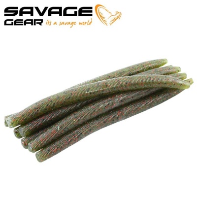 SG 3D Armor Tube 14cm 10g Sinking Light Watermelon Red 8pcs