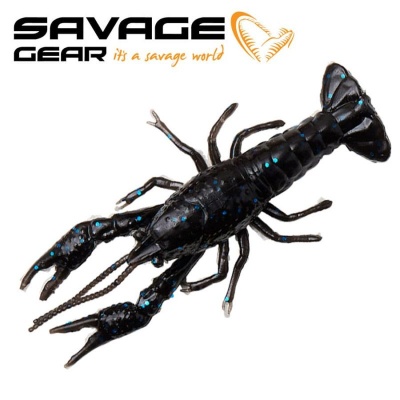 SG Ned Craw 6.5cm 2.5g Floating Black & Blue 4pcs