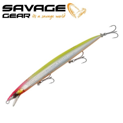 SG Sandeel Jerk Minnow LS 17.5cm 25g F Pink Yellow Orange 1pcs