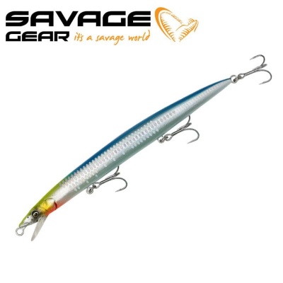 SG Sandeel Jerk Minnow LS 17.5cm 25g F Yellow Blue 1pcs