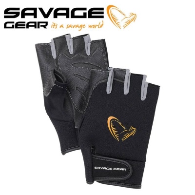 Savage Gear Neoprene Half Finger Ръкавици