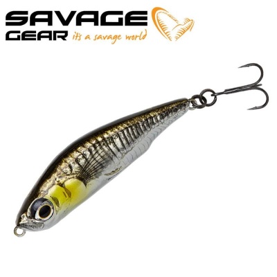 SG 3D Sticklebait Pencil 7.5cm 13g Slow Sinking Ayu Green Silve