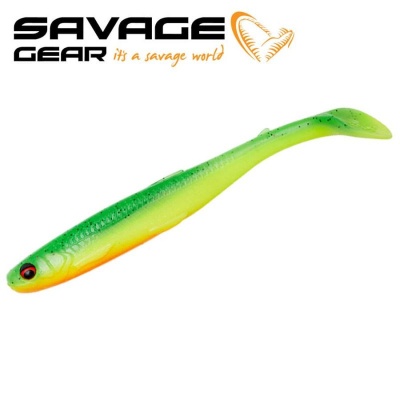 SG Slender Scoop Shad 9cm 4g Green Yellow