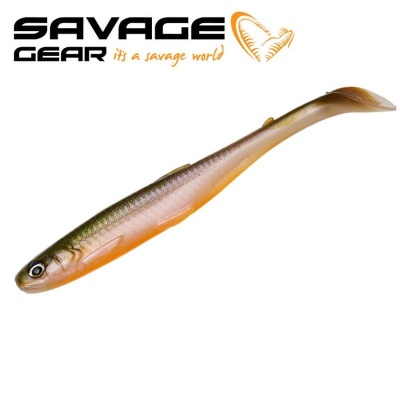 SG Slender Scoop Shad 9cm 4g Oilve Pearl