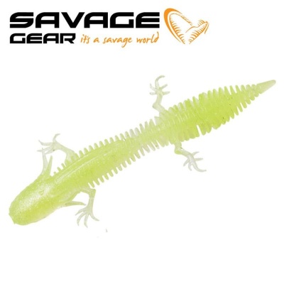 SG Ned Salamender 7.5cm 3g Floating Clear Chartreuse 5pcs