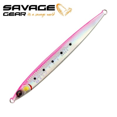 SG Sardine Slider 15.5cm 100g Fast Sink UV Pink Glow 1pcs
