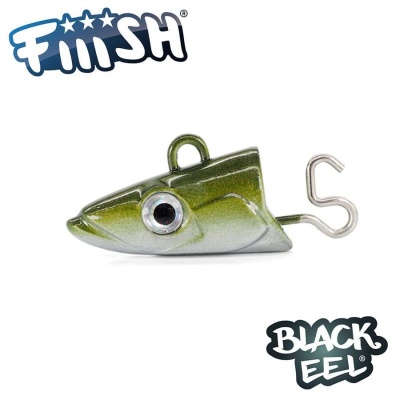 Fiiish Black Eel No3 Jig Head 20g Shore - Kaki
