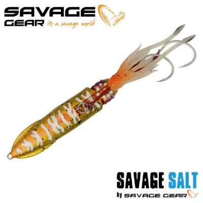 SG Swimsquid Inchiku 9.7cm 150g Orange Gold Glow 1pcs