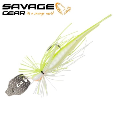 SG Crazy Swim Jig 10cm 8.5g Sinking Yellow White