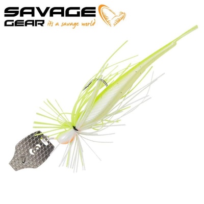 SG Crazy Swim Jig 12.5cm 14.5g Sinking Yellow White