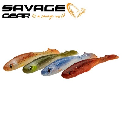 SG Slender Scoop Shad 13cm 12g Clear Water Mix 4pcs