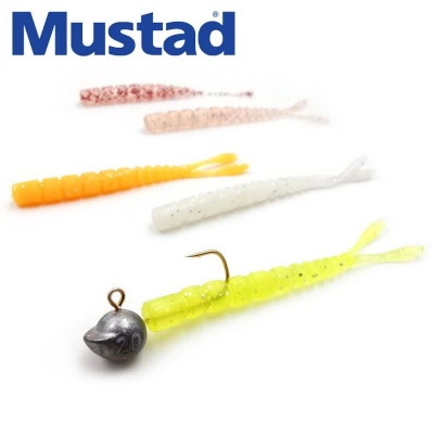 Mustad Aji Worm Pilo-Pilo AJW-PILO 5cm Силиконова примамка