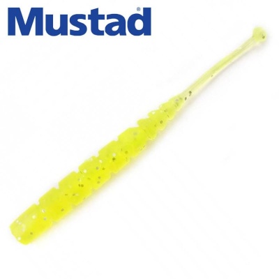 Mustad Aji Worm Plu-Plu 2inch 005 UV Clear Chart