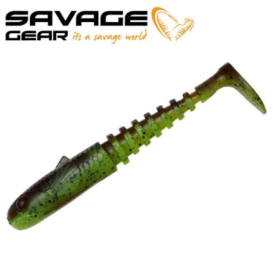 SG Gobster Shad 11.5cm 16g Chartreuse Pumpkin