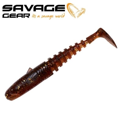 SG Gobster Shad 11.5cm 16g Motoroil UV