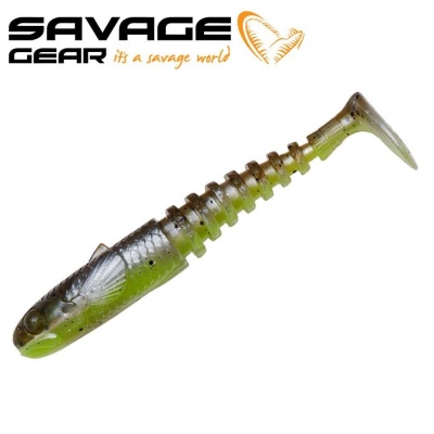 SG Gobster Shad 9cm 9g Green Pearl Yellow