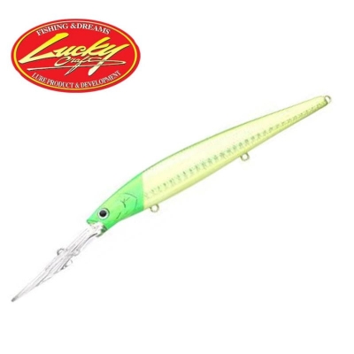 Lucky Craft Staysee 120 SP Laser Green Head Chart