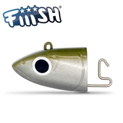 Fiiish Black Minnow No2 Jig Head 10g Off Shore - Kaki