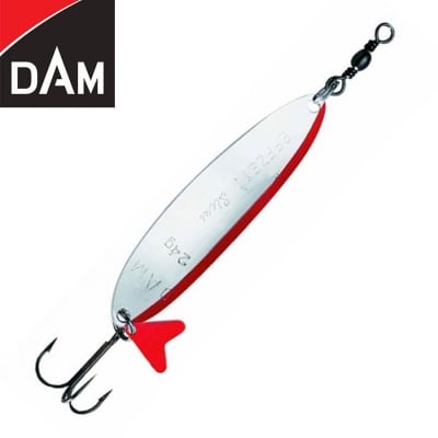 Dam Effzett Slim Standard Spoon 9.5cm 32g Sinking Silver