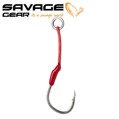 Savage Gear Bloody Assist Hook J Single Асист куки
