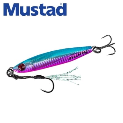 Mustad Mezashi Casting Jig 60g UV Blue Pink