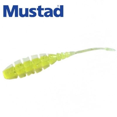 Mustad Aji Worm Naf-Naf 2inch 009 UV Clear Chart