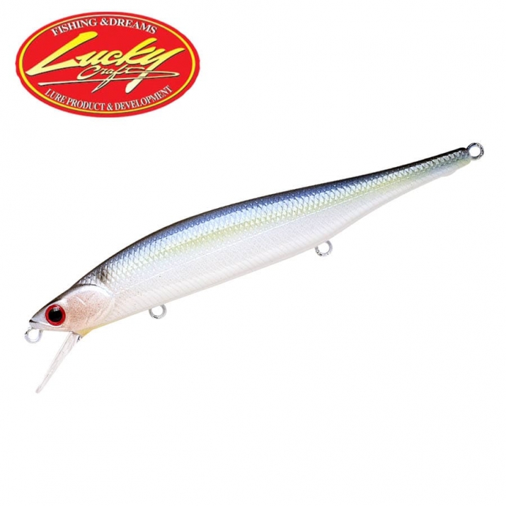 Lucky Craft Lightning Pointer 110 XR Pearl Threadfin Shad Fishing Zone