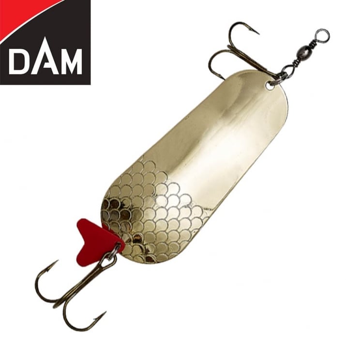 DAM Weedless Spoon 4.5cm 16g sinking silver/gold